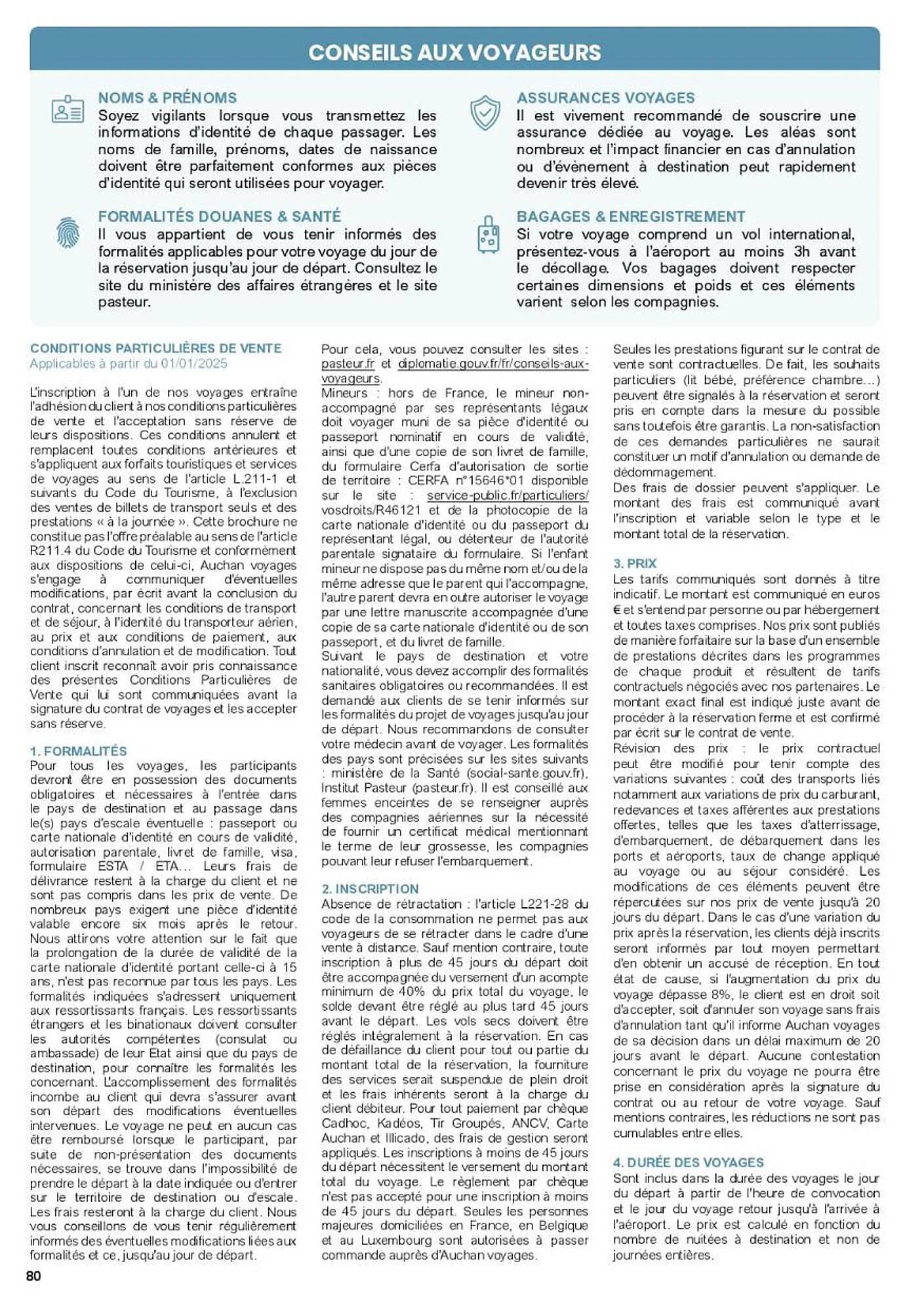 Page du Catalogue Auchan en ligne du 21 février au 31 décembre 2025