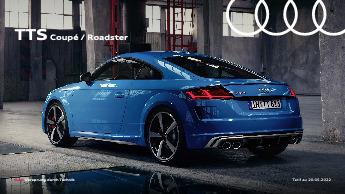 Catalogue Audi TTS Du 20 Mai 2022 Au 31 Décembre 2025