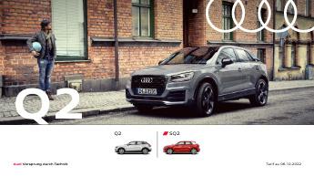 Catalogue Audi Q2 & SQ2 Du 06 Octobre 2022 Au 31 Décembre 2024