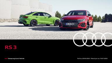 Catalogue Audi RS3 Du 19 Juillet 2022 Au 31 Décembre 2024