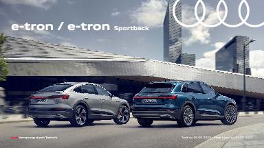 Catalogue Audi e-tron Du 03 Juin 2022 Au 31 Décembre 2026