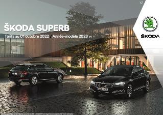 Catalogue Škoda SUPERB Du 01 Octobre 2022 Au 31 Décembre 2024