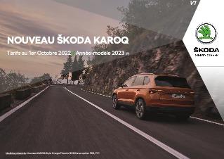 Catalogue Škoda KAROQ Du 01 Octobre 2022 Au 31 Décembre 2024