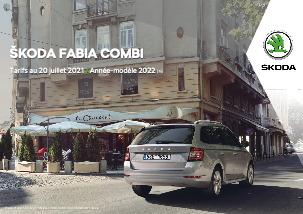Catalogue Škoda FABIA COMBI Du 20 Juillet 2022 Au 31 Août 2024