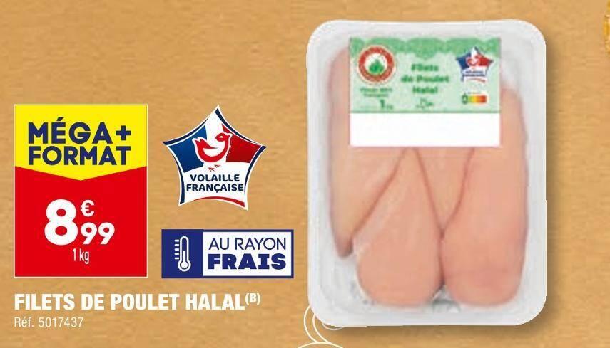 FILETS DE POULET HALAL