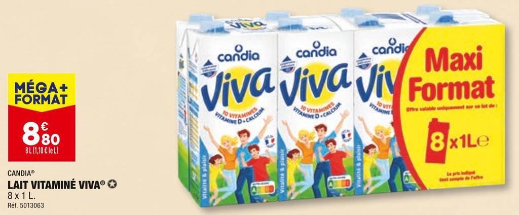 CANDIA LAIT VITAMINÉ VIVA