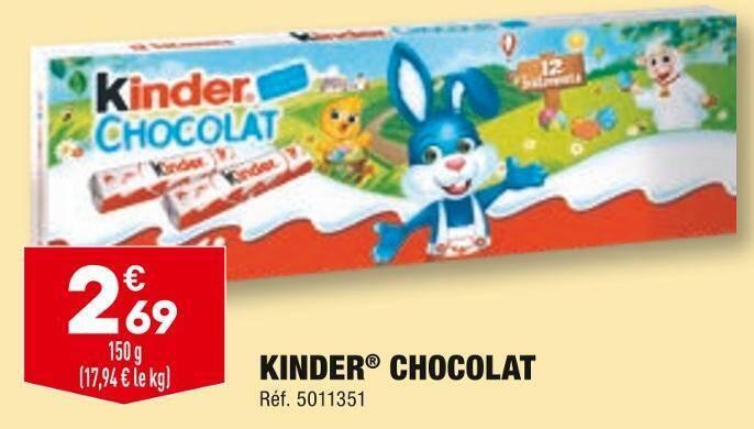 KINDER KINDER CHOCOLAT