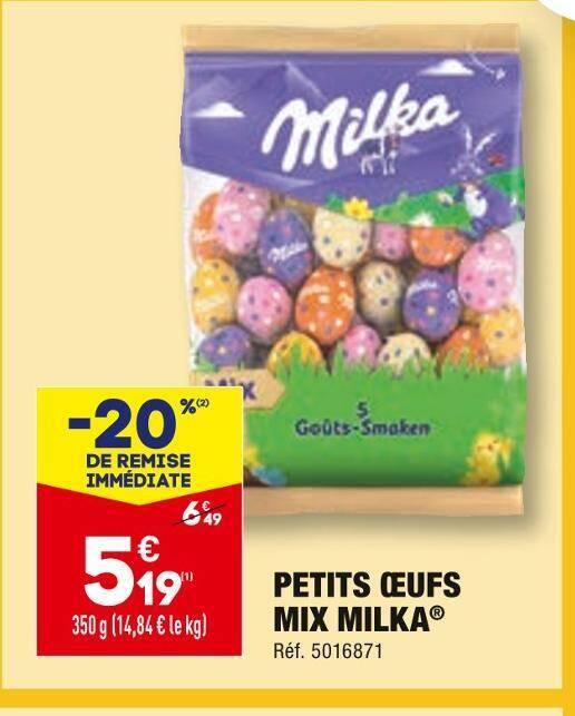 MILKA PETITS ŒUFS MIX