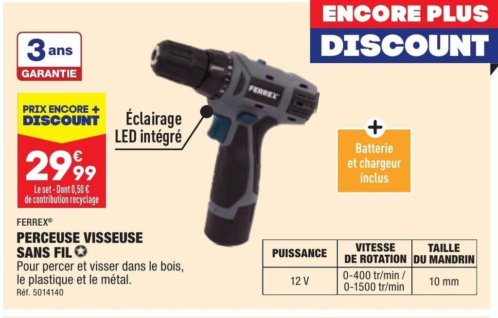 PERCEUSE VISSEUSE SANS FIL