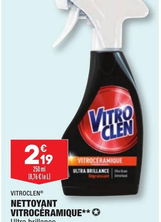 NETTOYANT VITROCÉRAMIQUE**✪