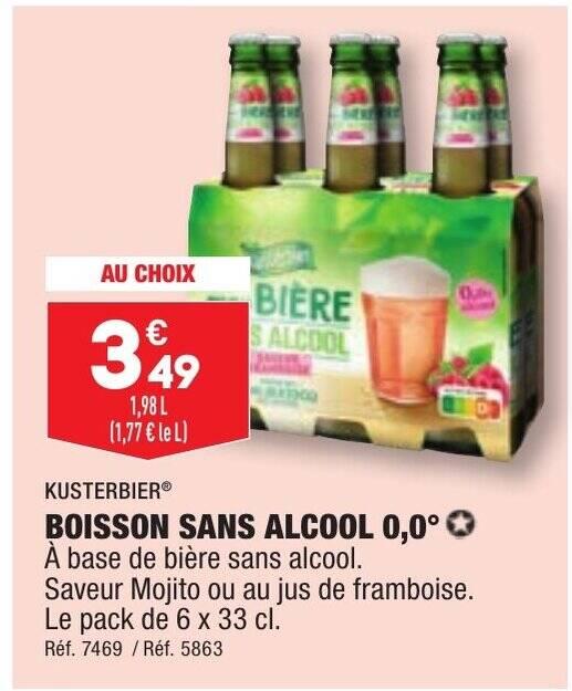 BOISSON SANS ALCOOL 0,0°