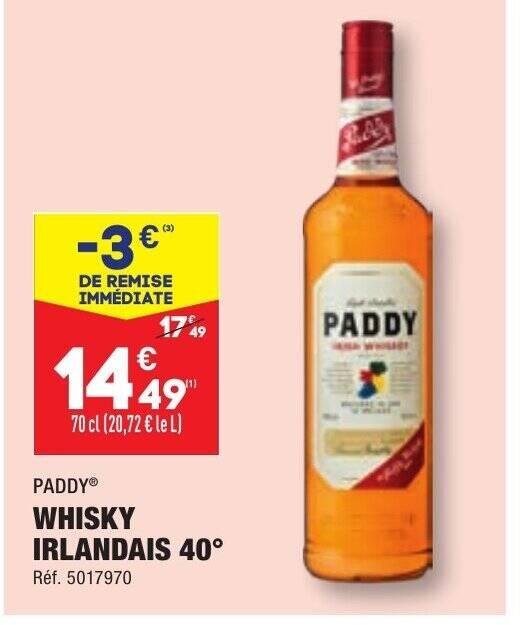 WHISKY IRLANDAIS 40°