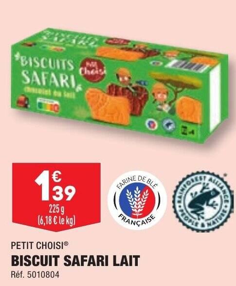 BISCUIT SAFARI LAIT