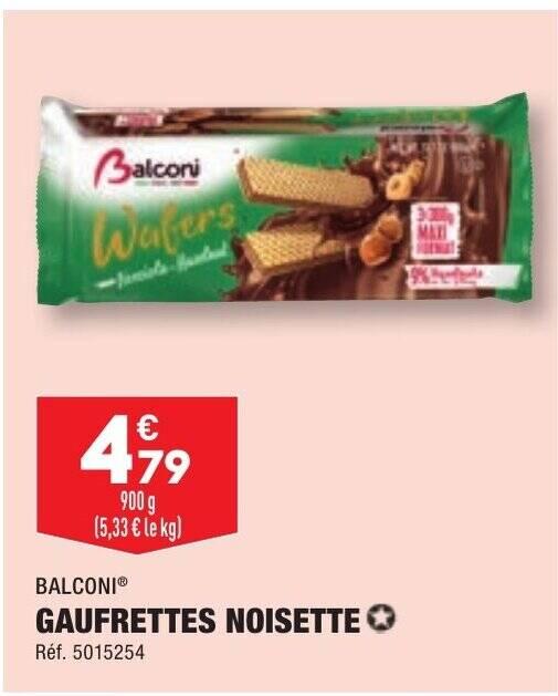 GAUFRETTES NOISETTE