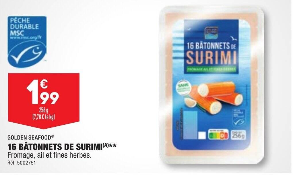 16 BÂTONNETS DE SURIMI(A)**