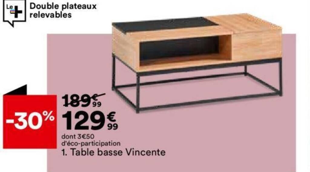 Table basse Vincente