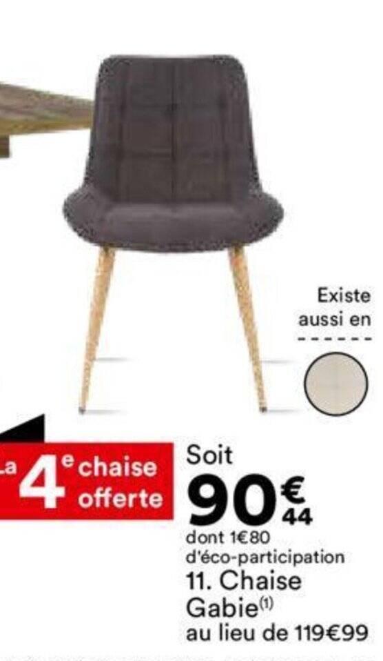 Chaise Gabie(¹)