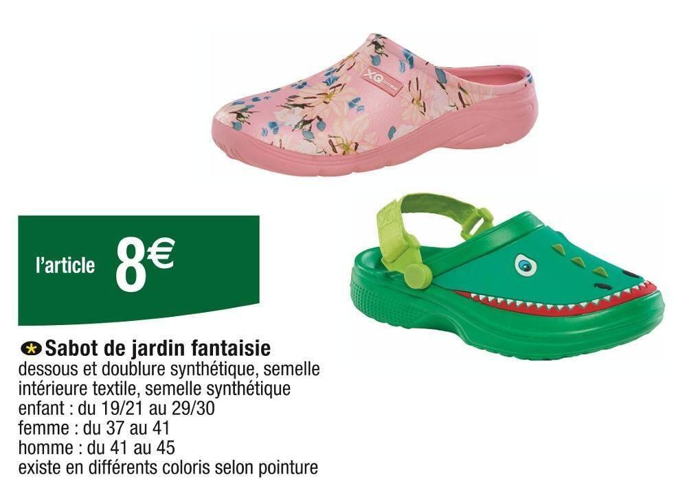 Sabot de jardin fantaisie