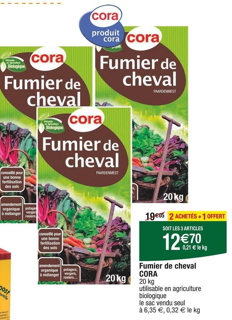 CORA Fumier de cheval
