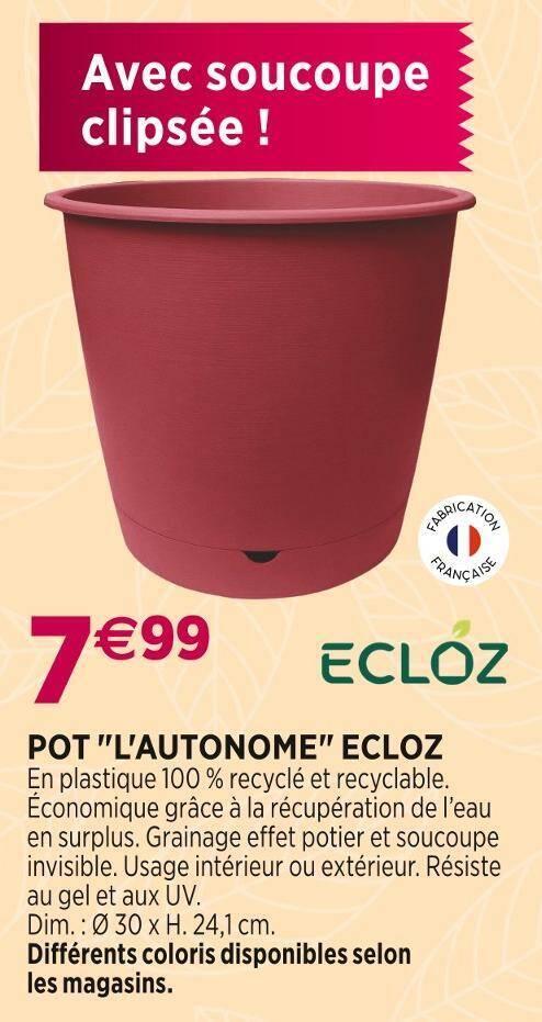 ECLOZ POT L'AUTONOME