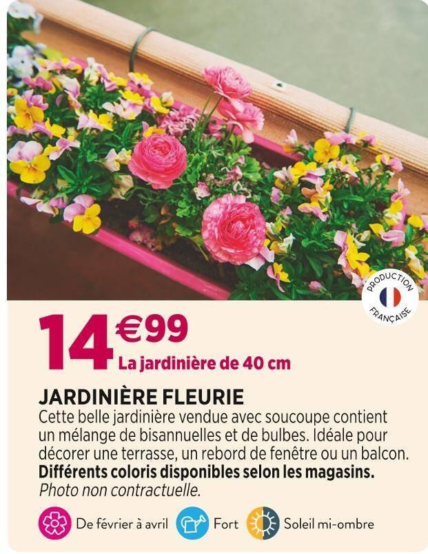 JARDINIÈRE FLEURIE