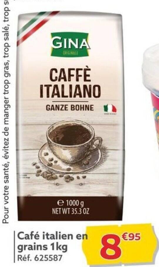 |Café italien en grains 1kg