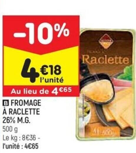 FROMAGE À RACLETTE