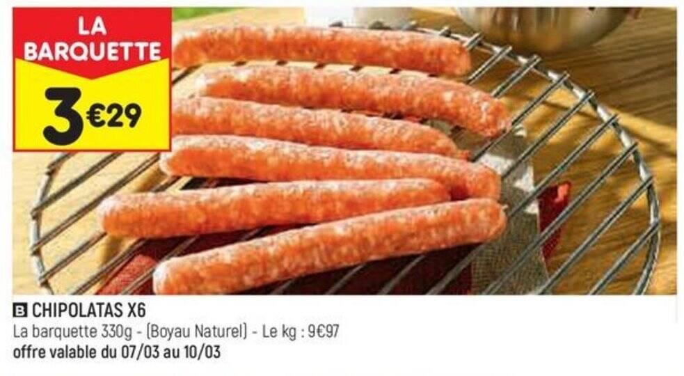 CHIPOLATAS X6