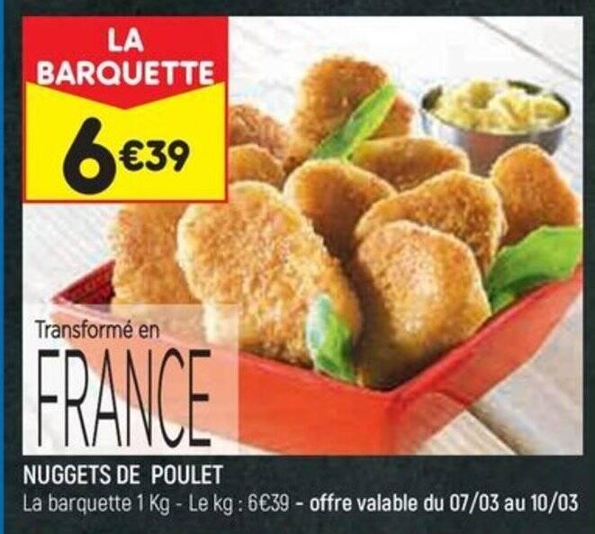 NUGGETS DE POULET