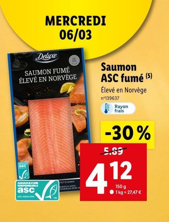 Deluxe Saumon ASC fumé