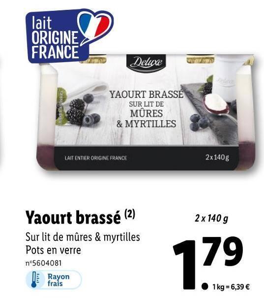 Deluxe Yaourt brassé