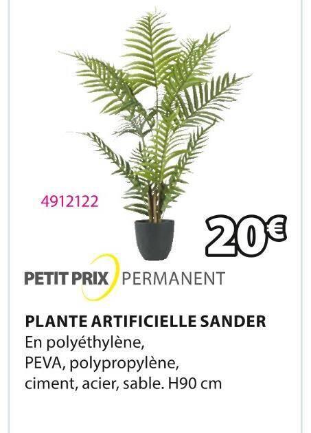 PLANTE ARTIFICIELLE SANDER