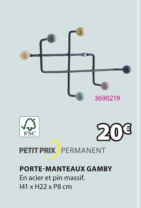 PORTE-MANTEAUX GAMBY