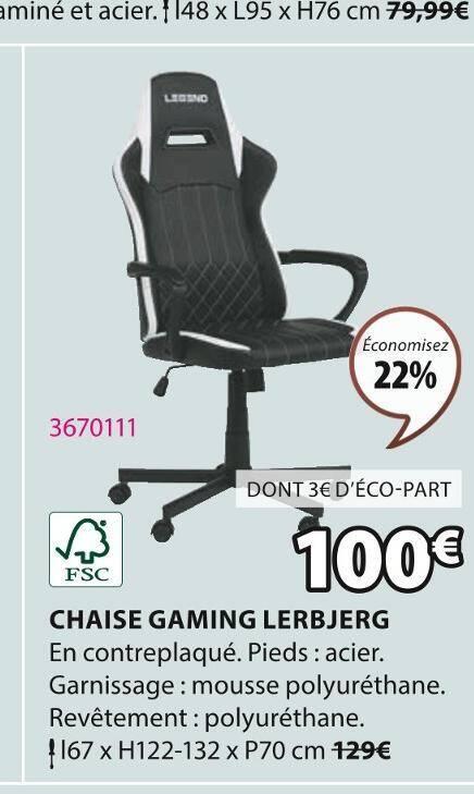 CHAISE GAMING LERBJERG