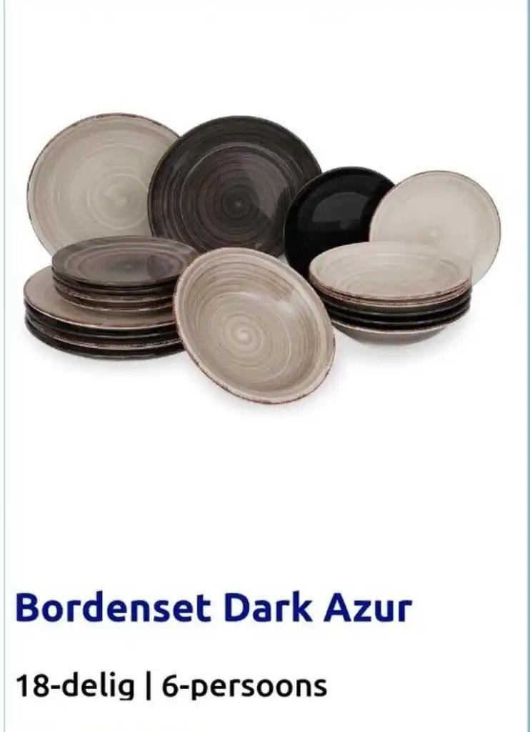 Bordenset Dark Azur