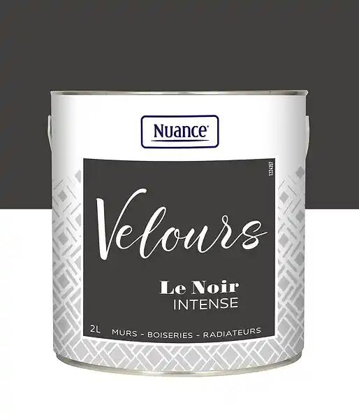 Peinture Velours - Noir intense - Multi-support - 2L