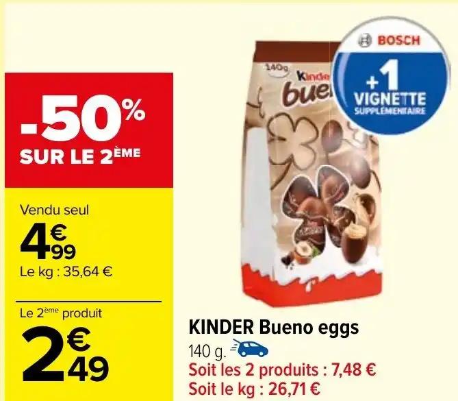 KINDER Bueno eggs