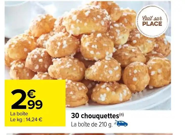 30 chouquettesin