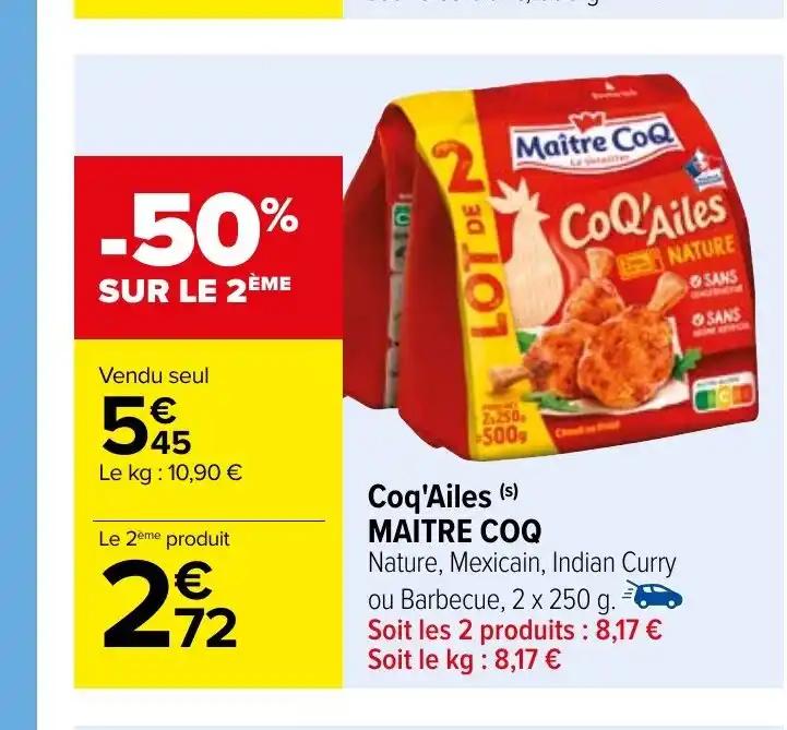 CoQ'Ailes MAITRE COQ