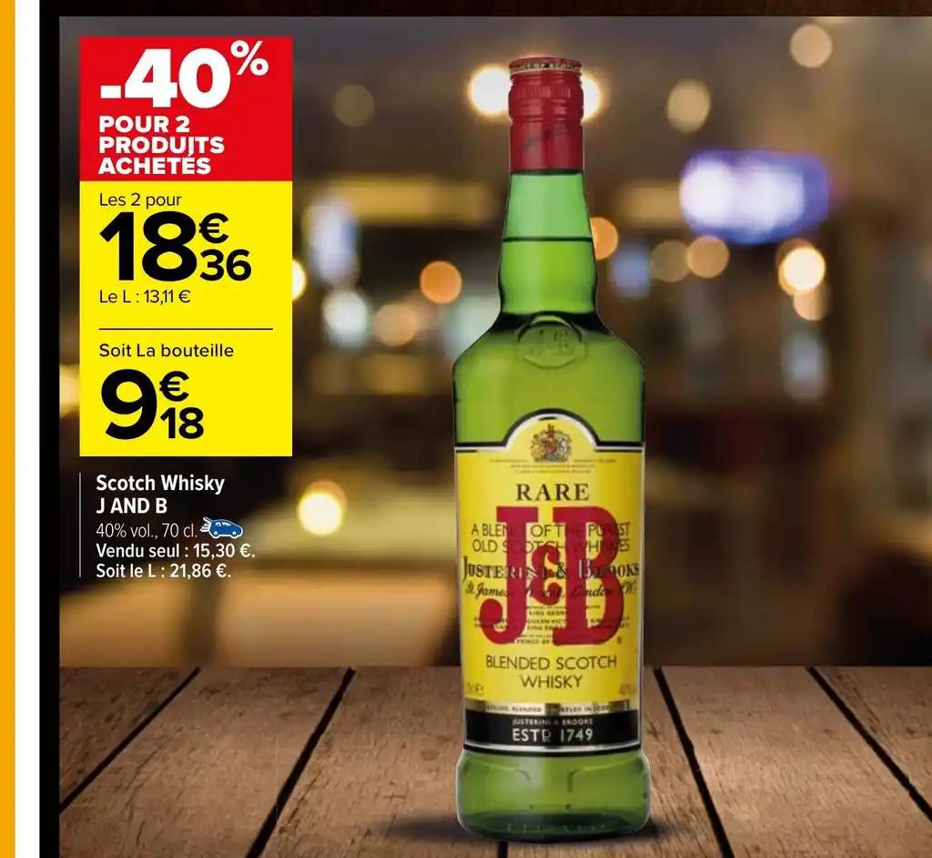Scotch Whisky J AND B