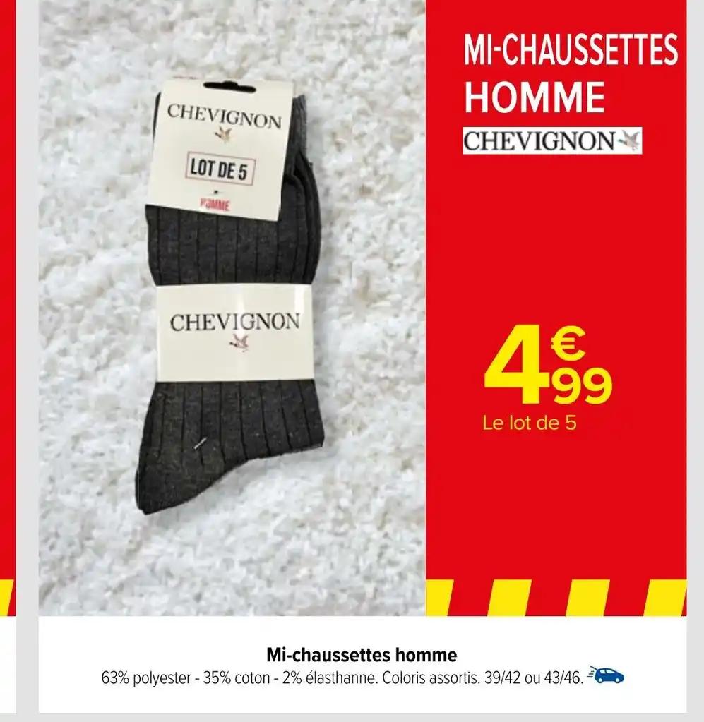 Mi-chaussettes homme