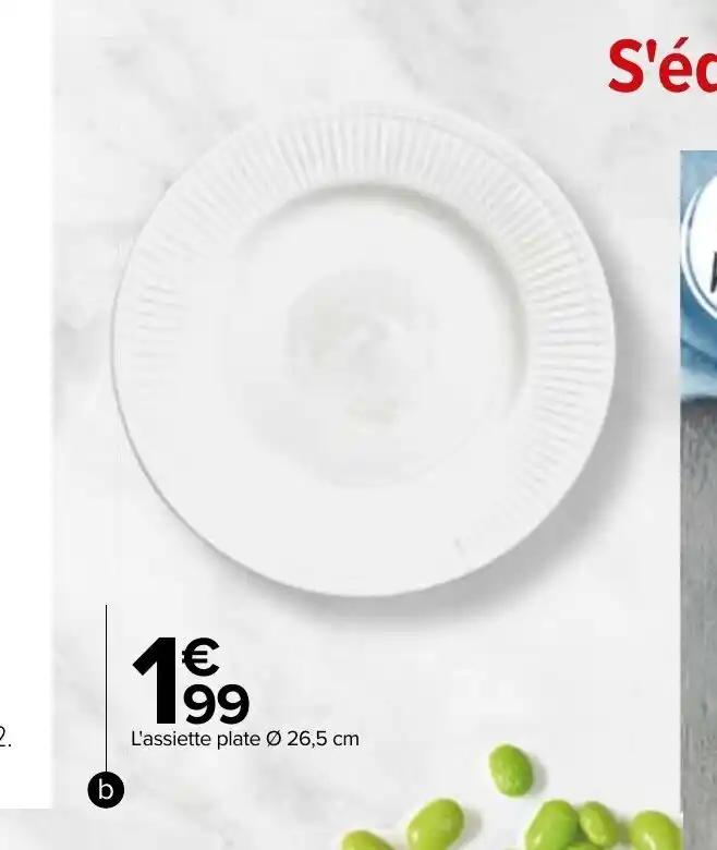 Assiette plate
