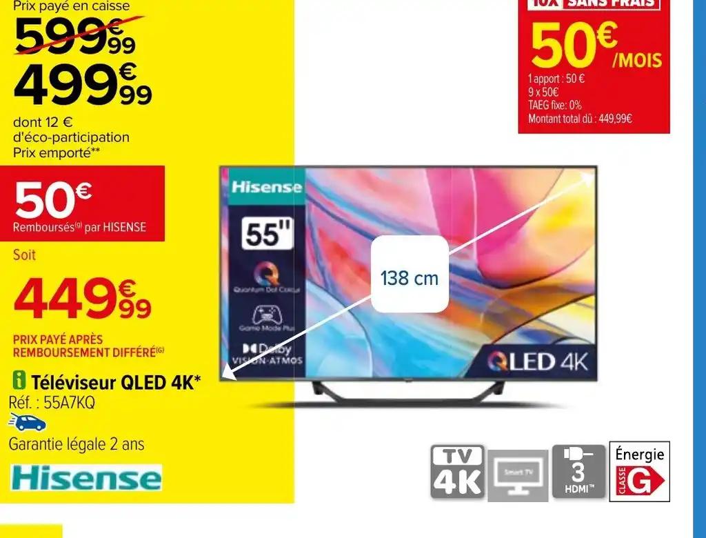 Téléviseur QLED 4K