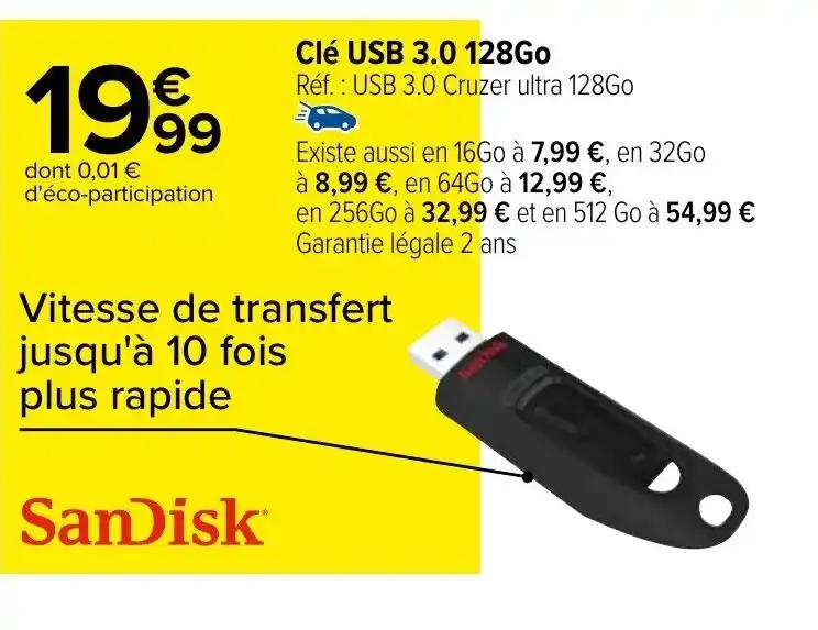 Clé USB 3.0 128Go