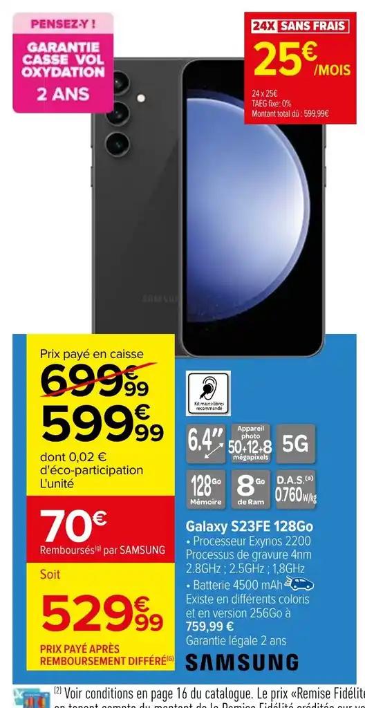 Galaxy S23FE 128Go