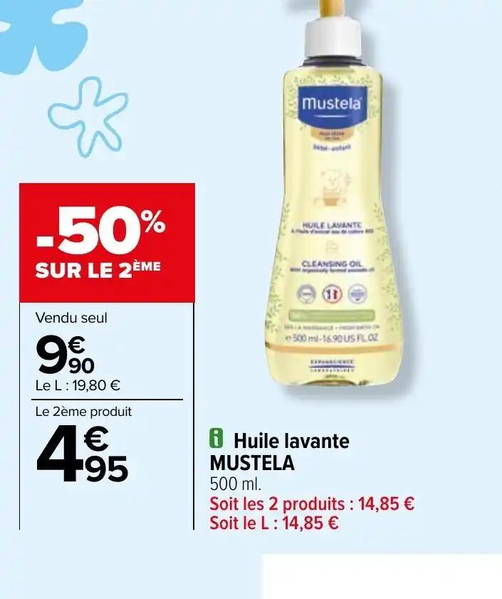 Huile lavante MUSTELA
