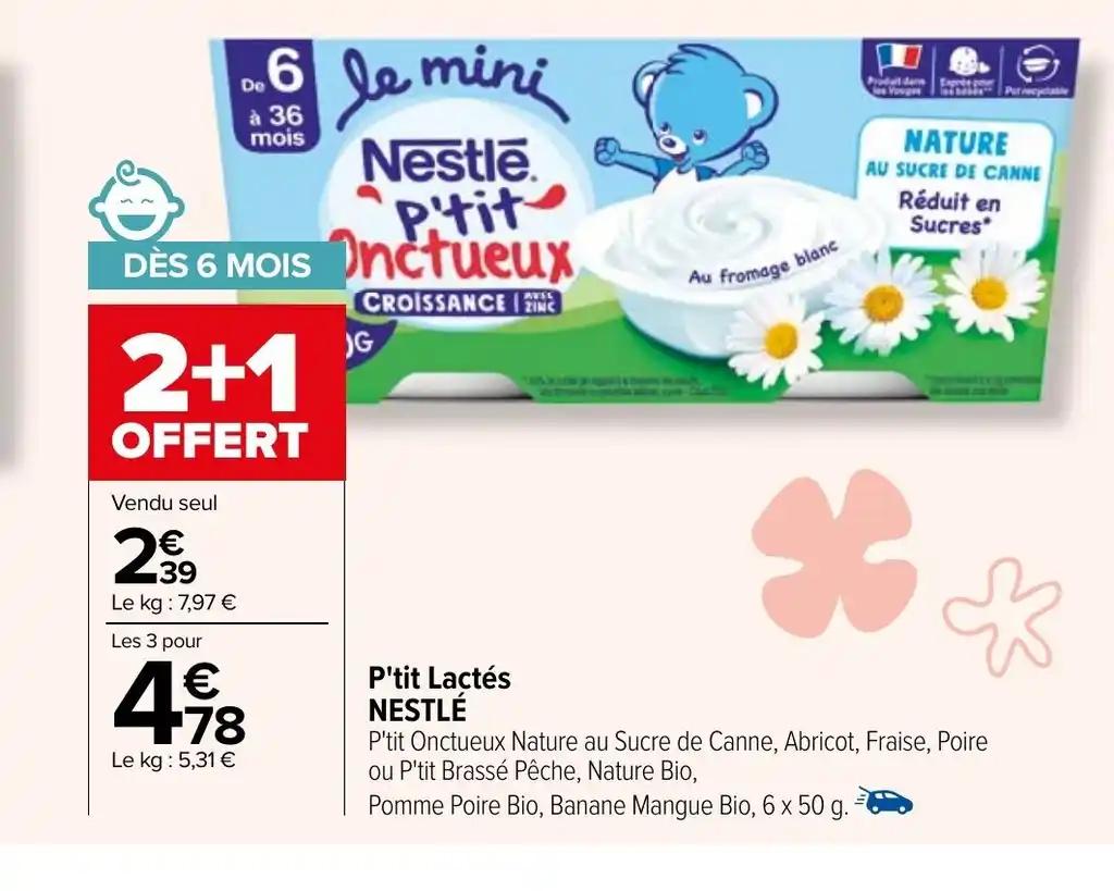 P'tit Lactés NESTLÉ
