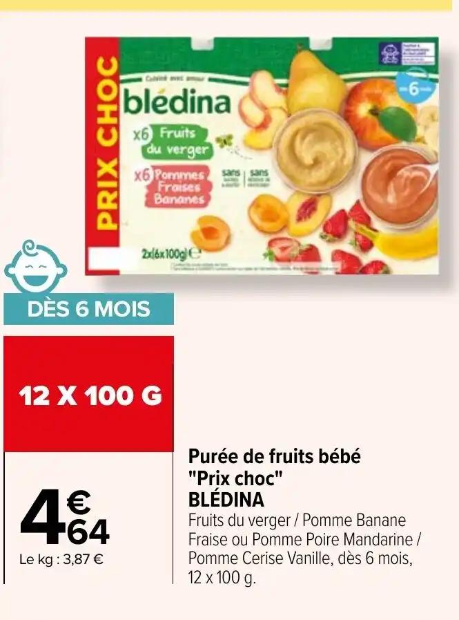 Purée de fruits bébé
