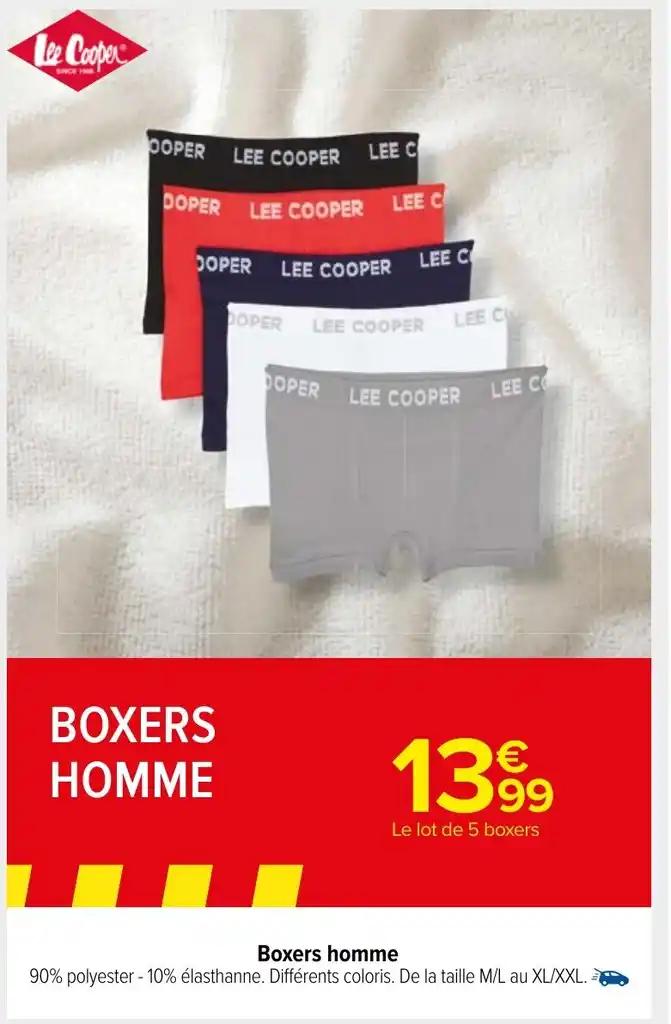 Boxers homme