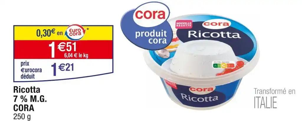 CORA Ricotta 7 % M.G